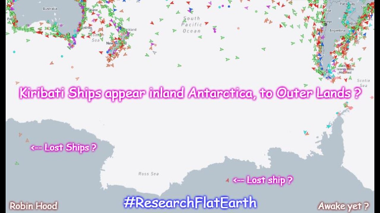 Kiribati Ships appear inland Antarctica, to Outer Lands ?