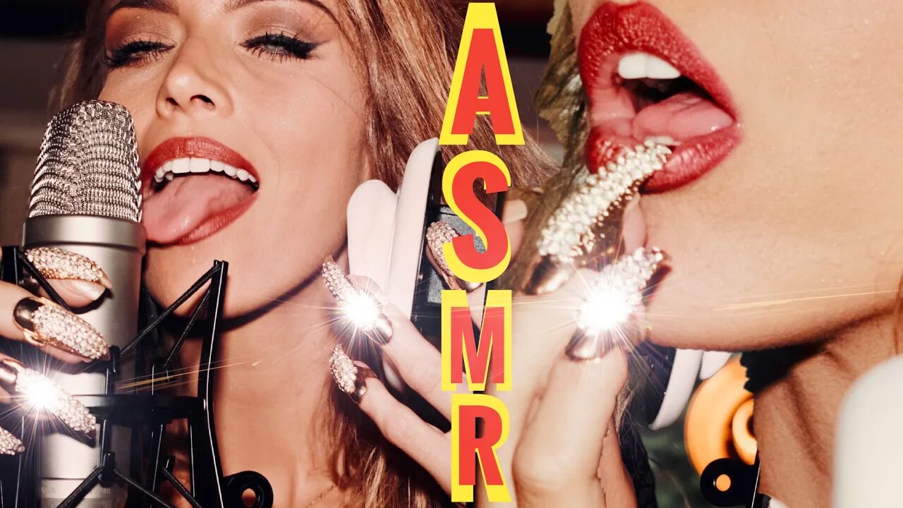 ASMR Gina Carla 👄 #EXTREME Sensitive Mouth Sounds! Ear Scratching! Handling Four Mics! 😜
