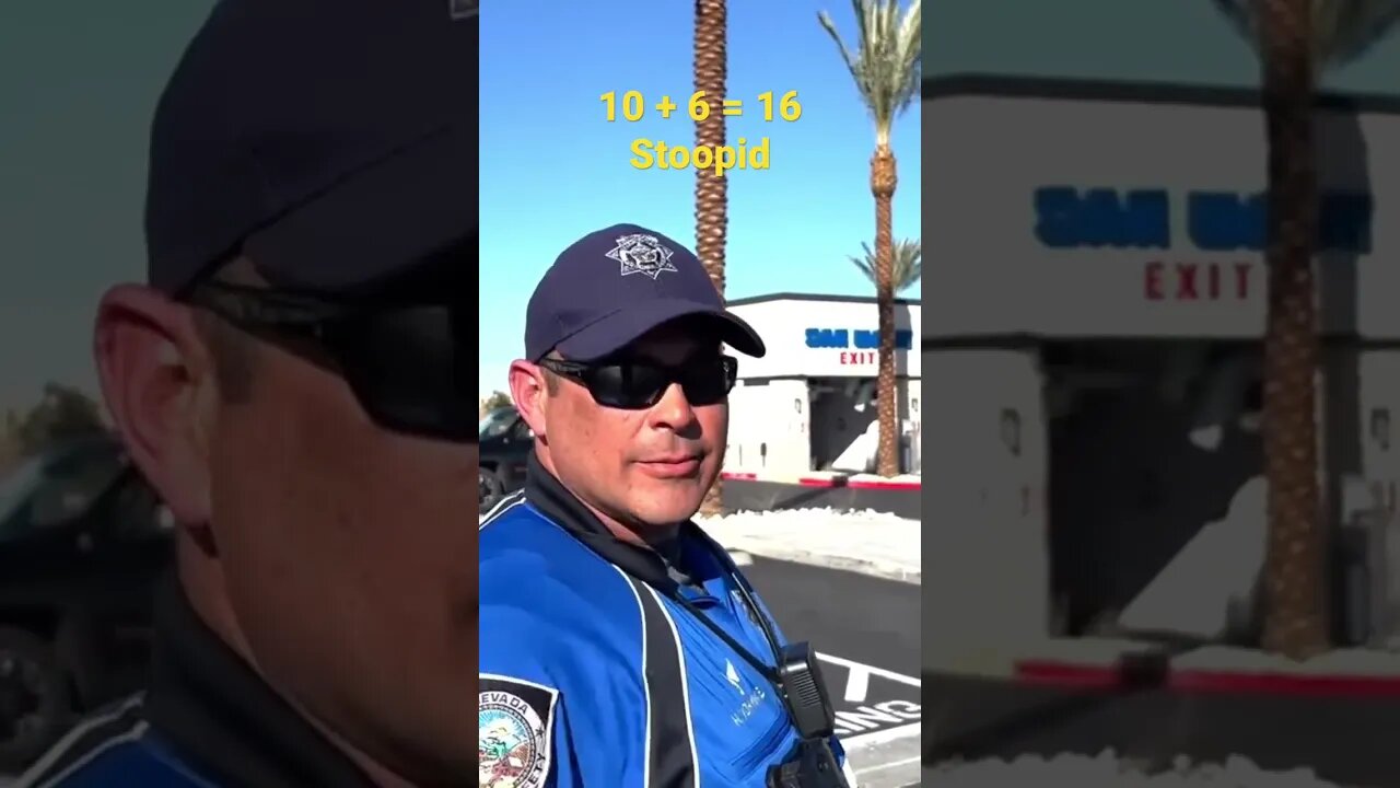 10 + 6 = 16 Stoopid / Nevada Highway Patrol Gets Clowned