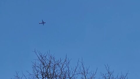 Ukraine military airplane spotted over New York city