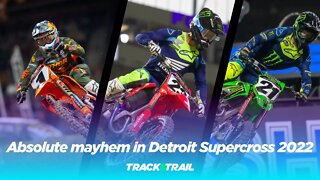 Absolute mayhem in Detroit Supercross 2022 as Sexton and Webb and Anderson go down