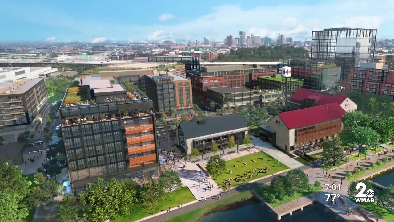 Construction at Port Covington