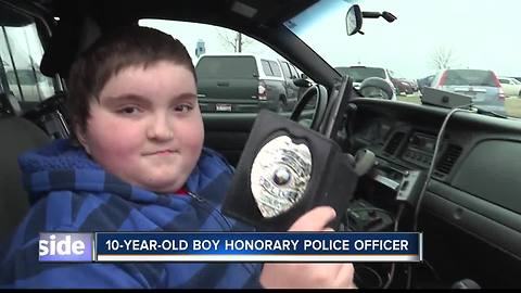 Nampa child gets his Christmas wish to be a police officer