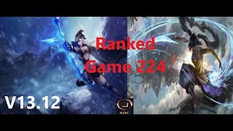 Ranked Game 224 Ashe Vs Nilah Bot League Of Legends V13.12