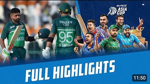 Full Highlights | Pakistan vs Nepal | Super11 Asia Cup 2023 | Match 1 | PCB