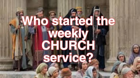 Church attendance is a Pharisee creation