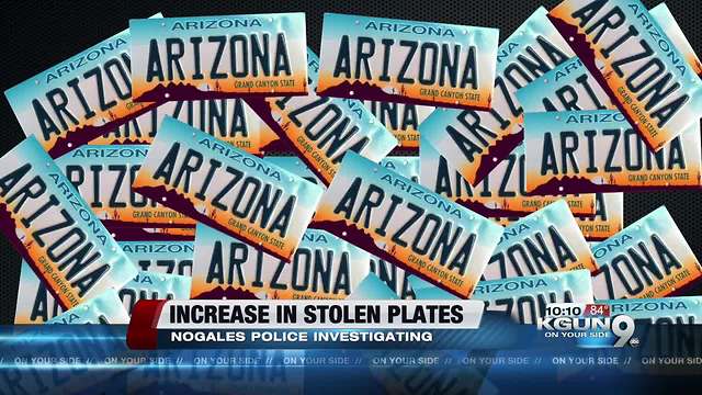 License plate theft in Nogales, AZ has quadrupled since 2016
