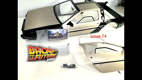 building the back to the future delorean by eaglemoss issue 74