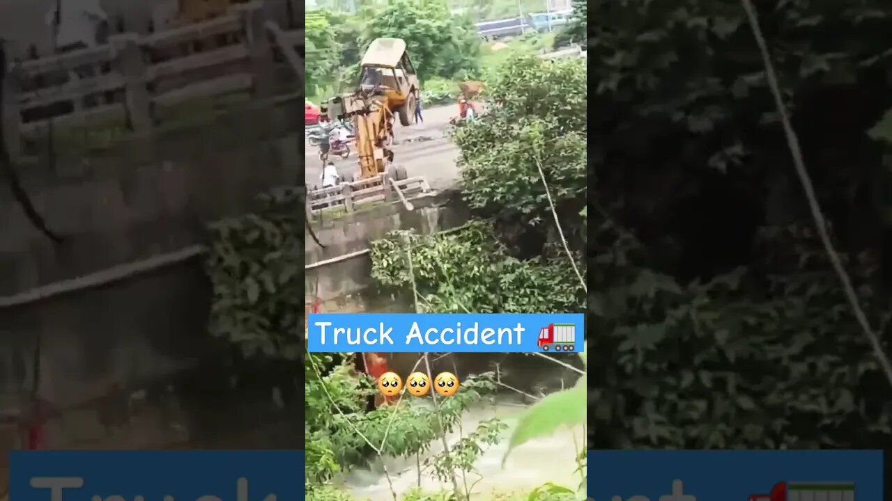 Truck Accident🚛🚛 #truck #shorts #accidenttruck @MRINDIANHACKER #trending #youtubeshorts #subscribe