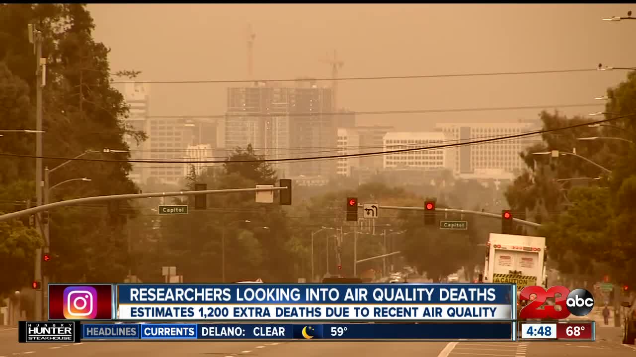 Stanford researchers looking into air quality deaths