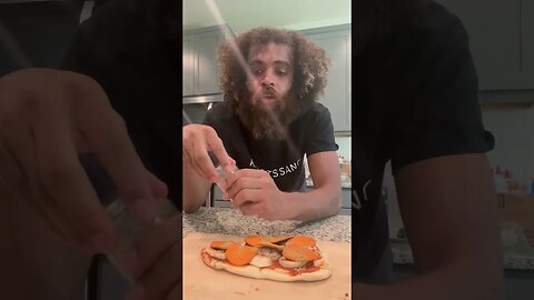 Making Naan Bread Plant Based Pizza Live with Rock Mercury