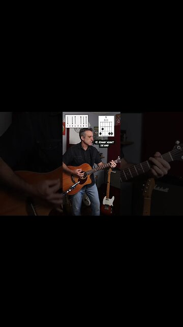 Improve your rhythm guitar skills with these 3 Bob Seger tunes! #shorts