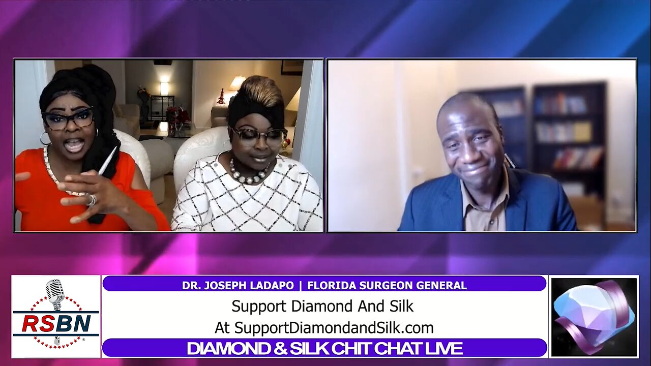 Diamond & Silk Chit Chat Live Joined by: Dr. Joseph Ladapo 10/27/22