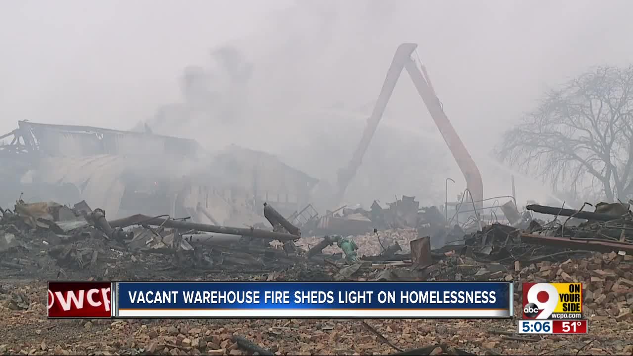 Massive warehouse fire demonstrates desperation, danger of homelessness