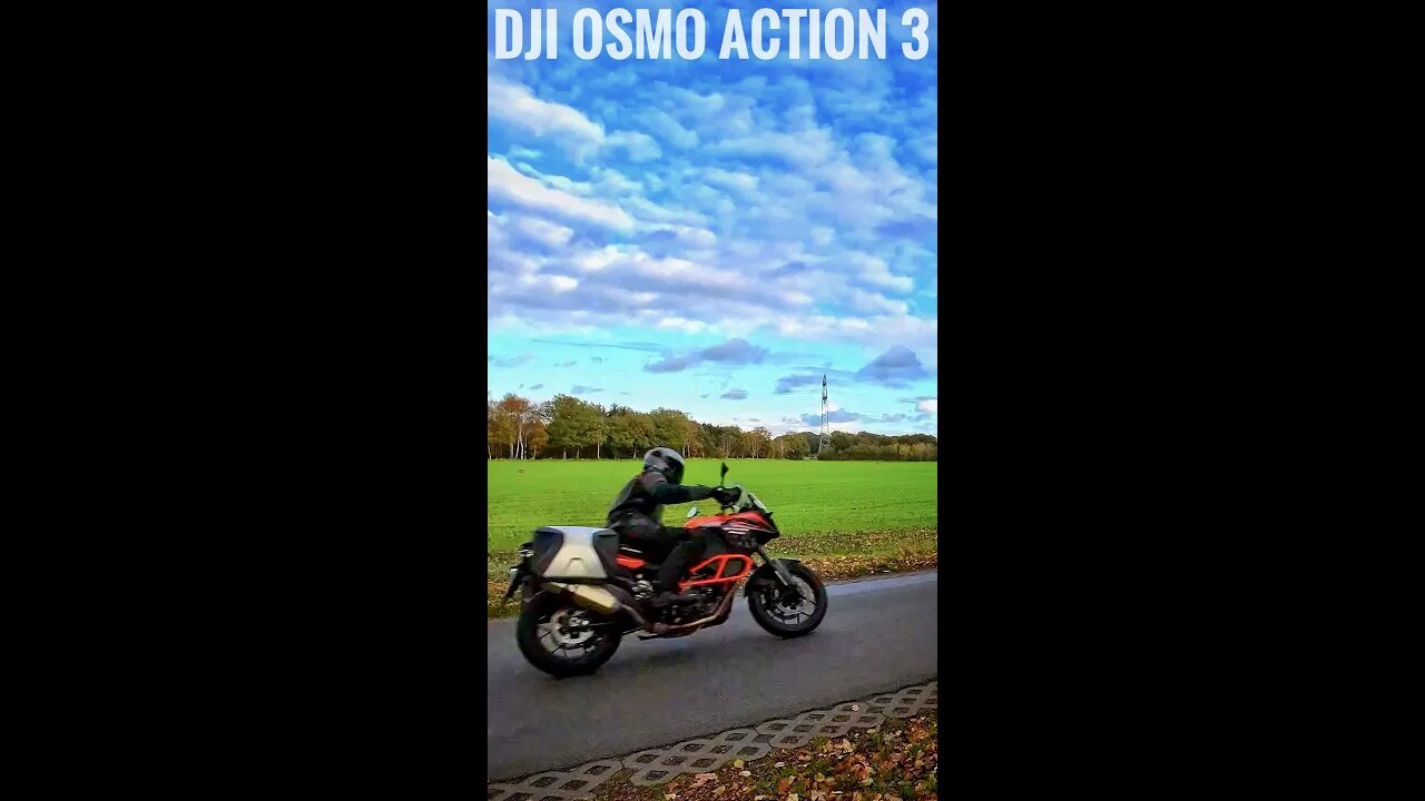 DJI Osmo Action 3 on a Motorbike!