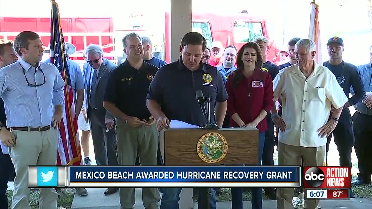 Mexico Beach first to receive funding from state's Michael recovery grant program