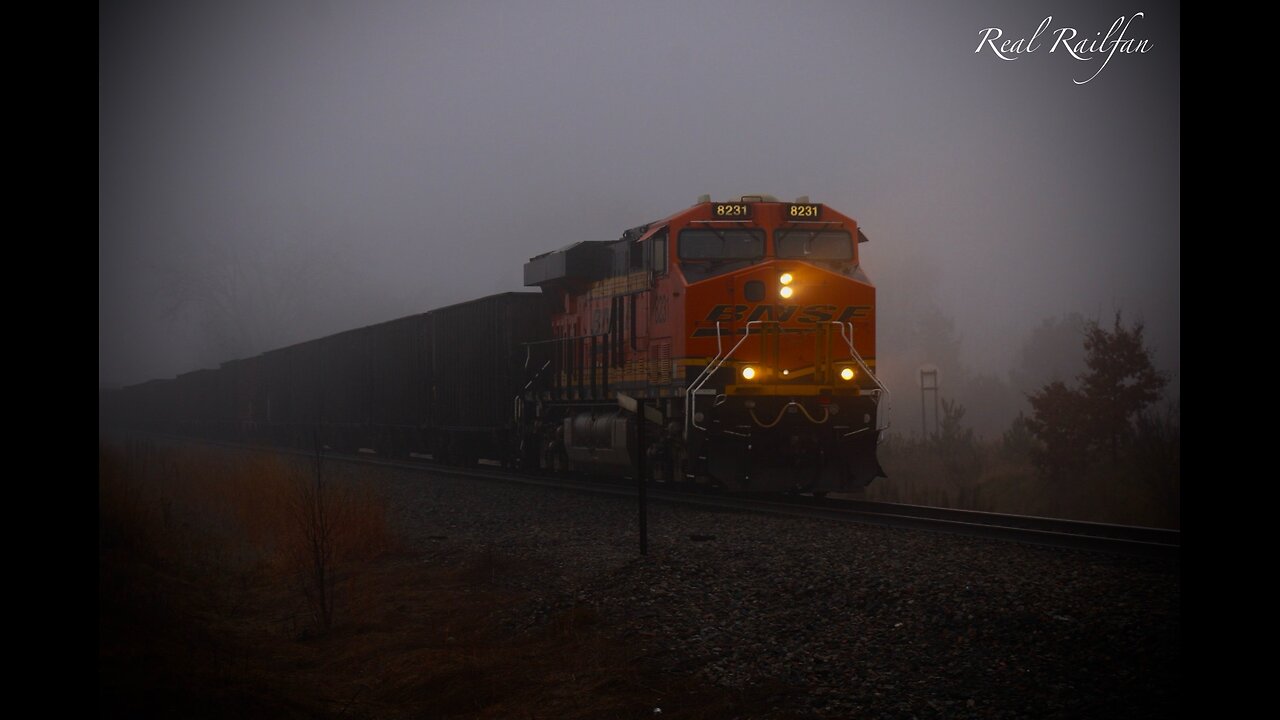 Last Train Catches of 2023 on the BNSF Hinckley Subdivision