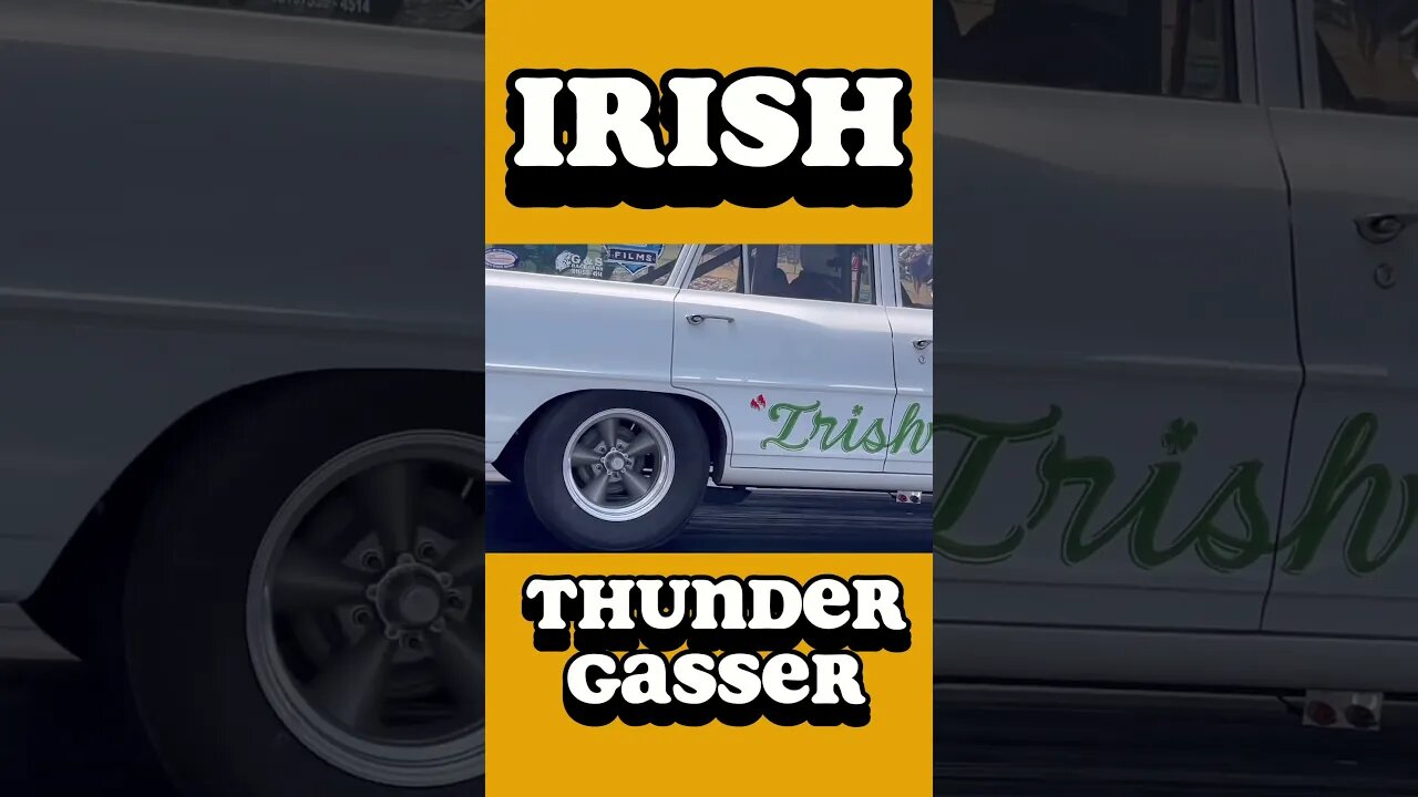 Irish Thunder Chevy Wagon Burnout! #burnout