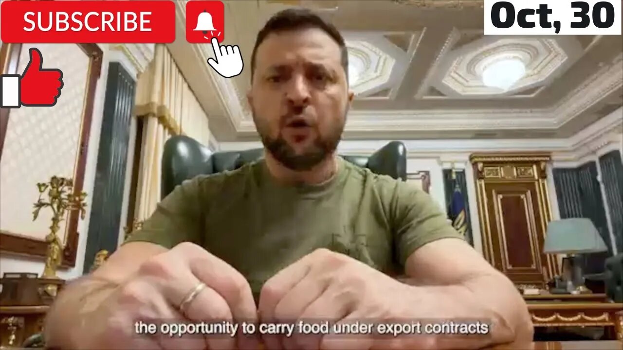 Vladimir Zelensky Explanations October 30, 2022 (Subtitle)