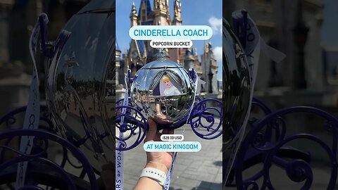 Cinderella Coach Popcorn Bucket 🍿