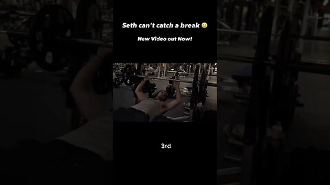 Seth can’t catch a break 😭 #gymvlog #comedy #shorts