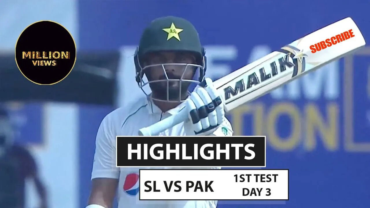 Pakistan vs Sri Lanka 1st Test Day 4 Highlights PAK vs SL Test Highlights 2023