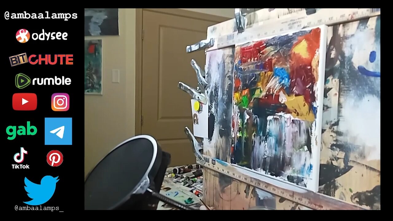 Oil Painting Demo, White Gesso, 16x20 Canvas