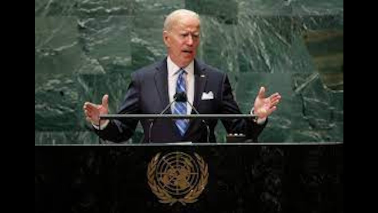 Biden Tells UN Assembly: ‘We Must Push This Vaccine on the Whole World’s Goddam Population’
