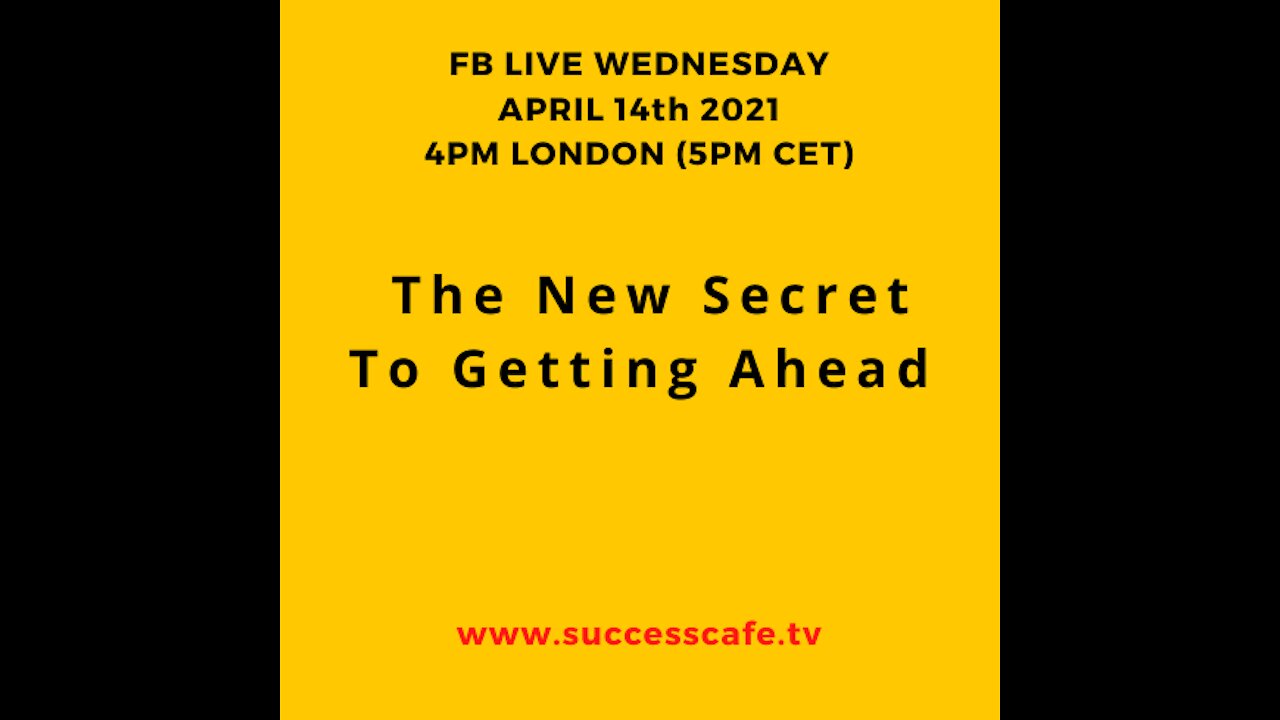 The New Secret To Getting Ahead