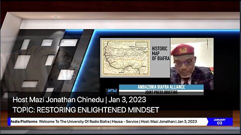 Welcome To The University Of Radio Biafra | Hausa - Service | Host: Mazi Jonathan | Jan 3, 2023