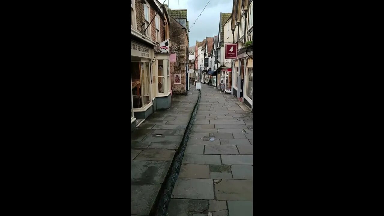 Walk down Medieval Steet in Frome Somerset #shorts