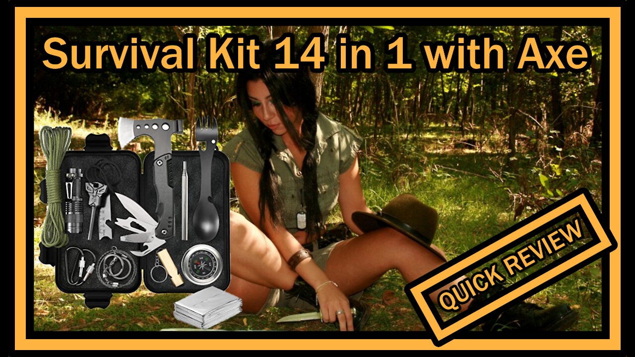 WOWMVP Survival Kit 14 in 1 Set Emergency Survival Gear with Axe FULL REVIEW