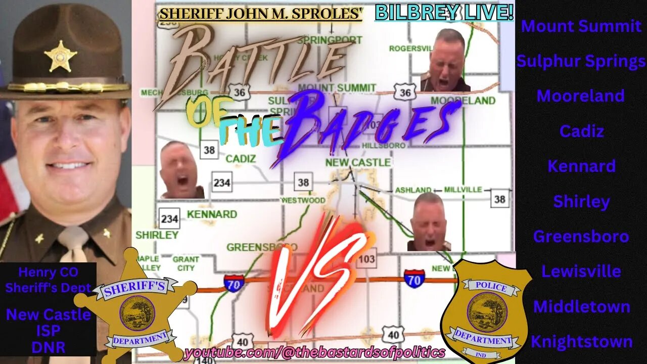 "Sheriff John M. Sproles' Battle of the Badges!" | Bilbrey LIVE!