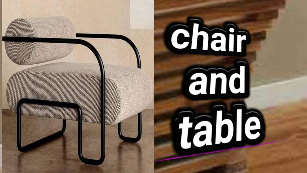 Chair and table