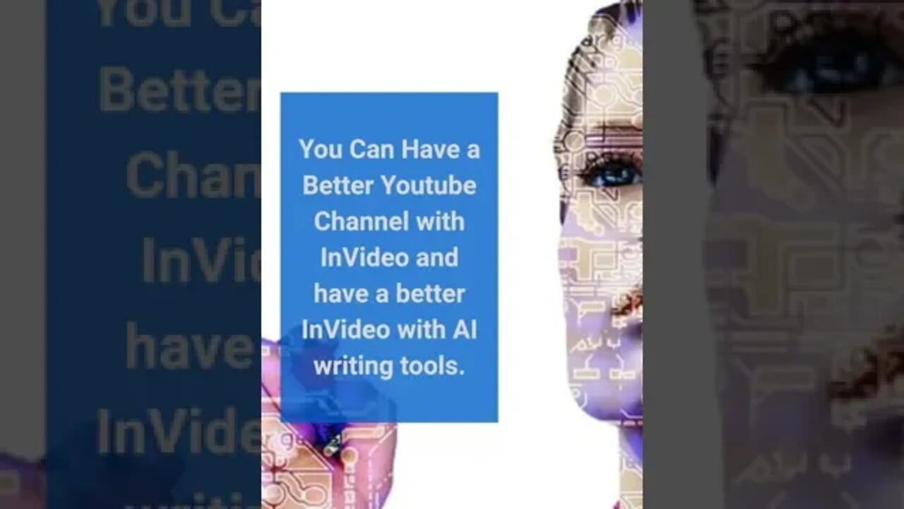 Have a Better Youtube Channel with InVideo and have a better InVideo with AI writing tools #shorts