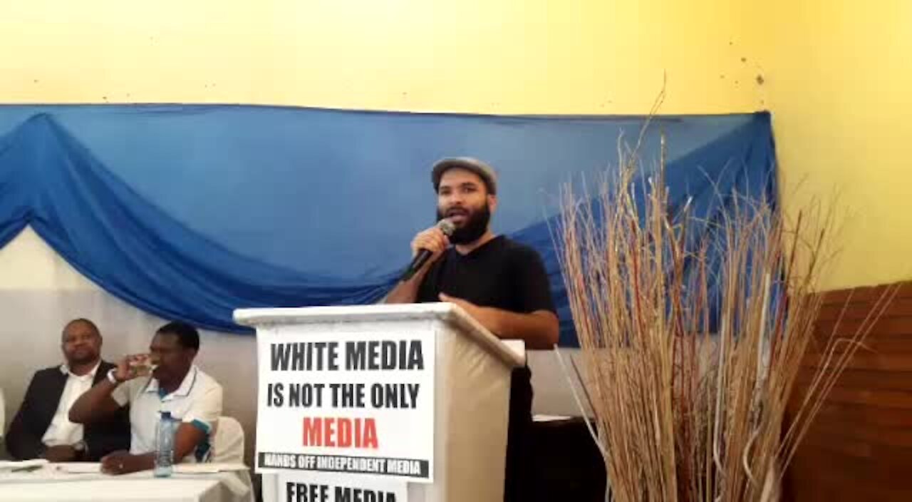 SOUTH AFRICA - Johannesburg - Support for Sekunjalo Independent Media (videos) (PbW)