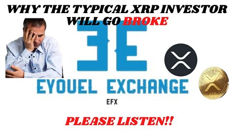 Ripple XRP Here's why the typical XRP investor won't become wealthy, UNDERSTAND what you hold🤯‼️