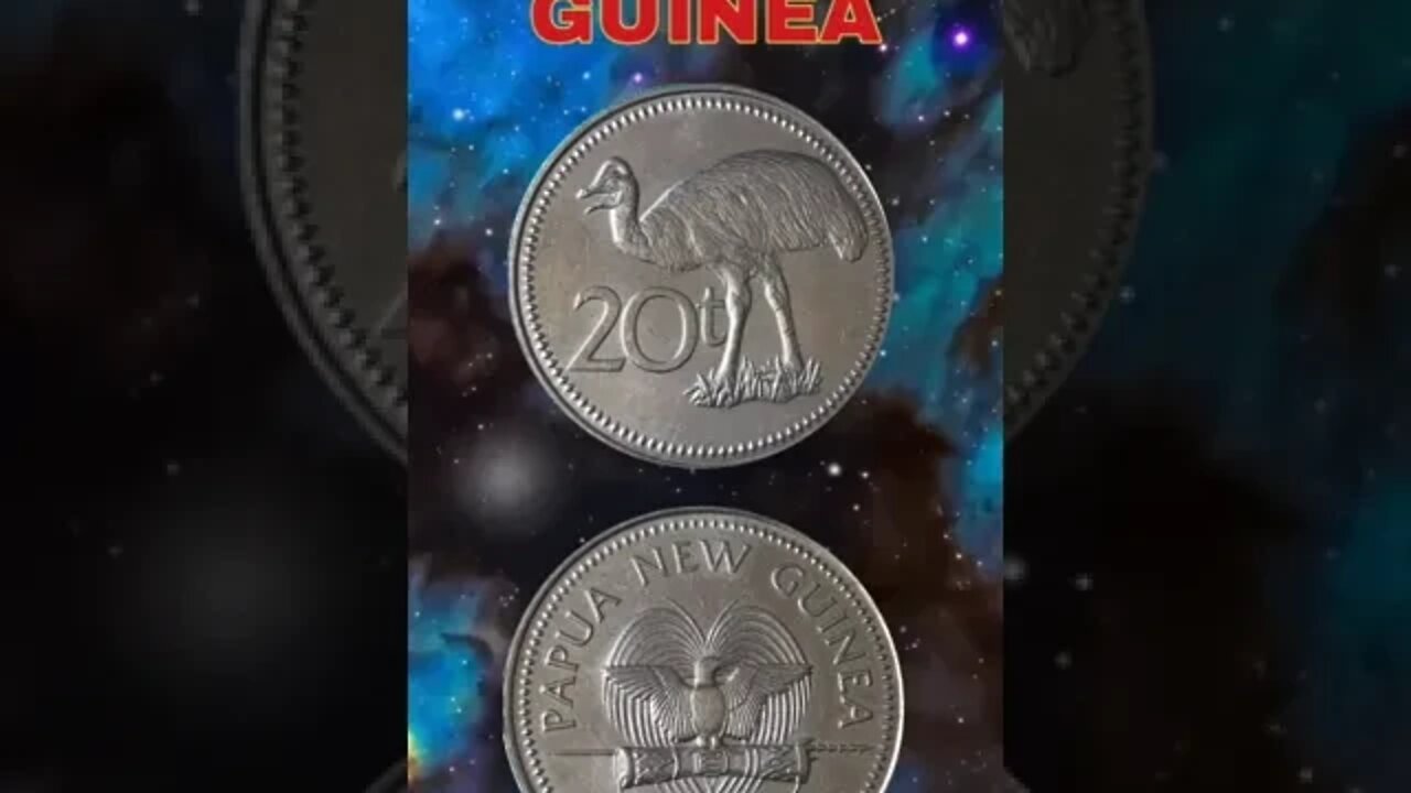 Papua new guinea 20 toea 1975. #shorts #coinnotesz