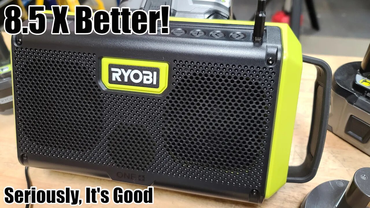 The Best Ryobi ONE+ 18v BlueTooth Speaker Model PAD01B Review