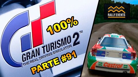 [PS1] - Gran Turismo 2 - [Parte 91] - Simulation Mode - Rally Events - Smokey Mountain South