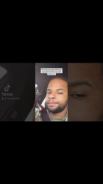 When she tell you how you feel about her #seemlytuber #tikok #shortvideo #trending #reels