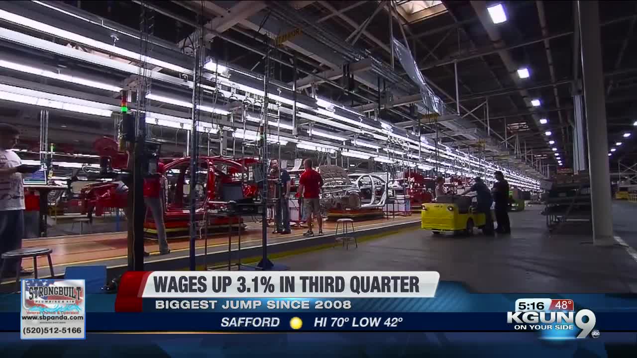 Wages have increased this quarter