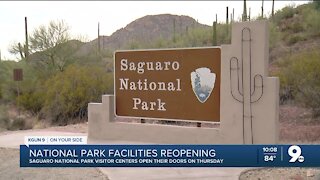 Saguaro National Park visitor centers to partially reopen Oct. 1