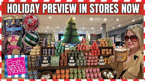 NEW Christmas Floorset | Lots of *NEW * Christmas Finds at Bath & Body Works #bathandbodyworks