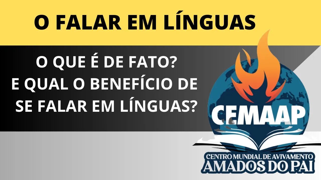 O FALAR EM LÍNGUAS I O QUE É DE FATO?
