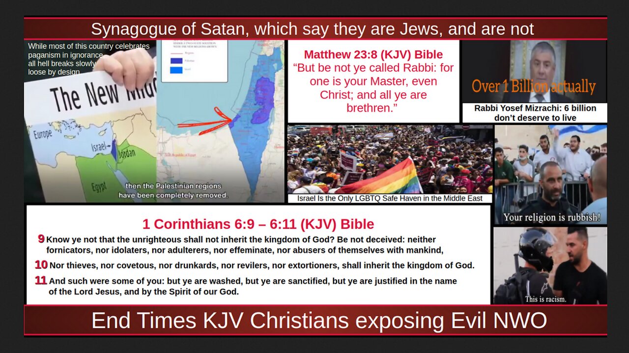 Synagogue of Satan, which say they are Jews, and are not