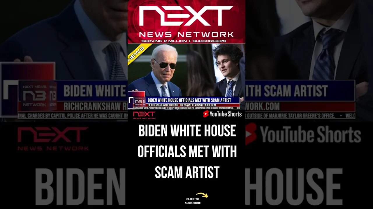 Biden White House Officials Met With Scam Artist #shorts