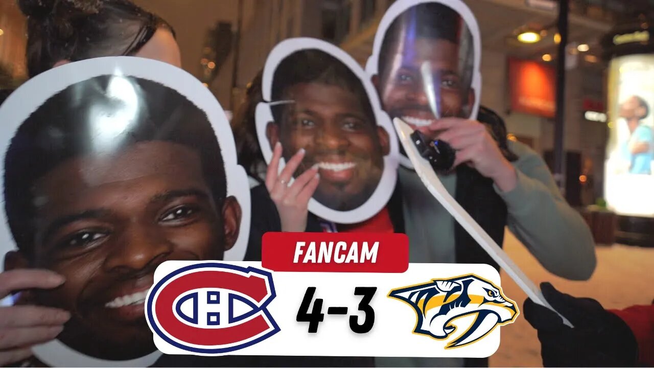 CONVERTED FROM BRUINS TO HABS FOR P.K. ! | MTL 4-3 NSH