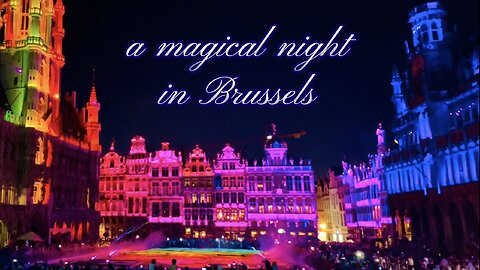 Europe travel a sight to behold illuminations🇧🇪Belgium Unesco world heritage,【ヨーロッパ絶景】イルミネーション!ブリュッセル