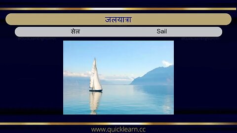 Learn English from Hindi with pictures - Travel हिन्दी से अंग्रेजी सीखें - यात्रा #learnenglish
